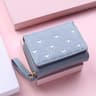 Embroidered Love Zipper Wallet For Women Large Capacity Card Holder 3