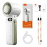 Portable Handheld Turbo Fan Rechargeable Mini Cooling Fan With LED Display 0