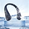 Portable Bladeless Neck Fan With Digital Display USB Rechargeable Personal Air Cooler 0
