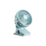 Portable USB Clip Fan With LED Light Quiet 3 Speed Rechargeable Desktop Fan 9