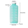 Heart Ice Cube Tray Water Bottle Portable Ice Storage Box For Easy Homemade Chilled Drinks 7