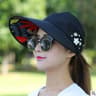 Women Wide Brim Sun Hat UV Protection Packable Beach Visor Cap 4