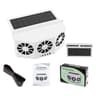 Solar Powered Car Ventilation Fan With Rechargeable Triple Cooling System 6