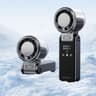 PolarBreeze Portable Cooling Fan 4000mAh Rechargeable Handheld  Neck Fan 5