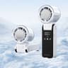 PolarBreeze Portable Cooling Fan 4000mAh Rechargeable Handheld  Neck Fan 7