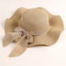 Wide Brim Sun Hat With Bow Foldable Straw UV Protection Beach Visor For Women 3