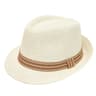 Lightweight Mens Trilby Hat Linen Panama Style Breathable Summer Sun Hat 7