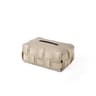 Luxury Woven Leather Tissue Box Cover Decorative Tissue Box Holder For Home  Office 7