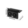 Solar Powered Car Ventilation Fan Dual Head Auto Air Circulator For Interior Cooling 7