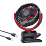 Portable Car Fan USB Rechargeable Clip On Mini Cooling Fan With 900 Degree Rotation And 3 Speed Set 1