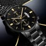 Executive Men Business Watch With Calendar Quartz Movement  Stainless Steel Band 4