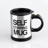 Self-Stirring Coffee Mug Black