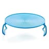 Microwave Oven Steamer Storage Rack blue
