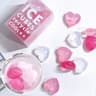 Heartshaped ice cubes for cocktails