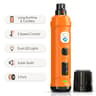 Professional Rechargeable Pet Nail Grinder With LED Light  Quiet 2 Speed Electric Trimmer 9