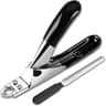 PrecisionGrip Pet Nail Clippers For Dogs  Cats Stainless Steel Pet Nail Trimmer 10