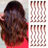Colorful Curly Hair Extensions Synthetic Long Hairpiece for Girls Women  Kids Perfect Party Wig
