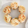 Artificial Flower Burned Edge Rose Wedding Bouquet Bridal Decor For Home Outdoor Garden Festival DI 6