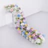 Uflower Luxury Red Rose Artificial Flowers For Wedding Table Centerpiece Floral Arrangement Party D 9