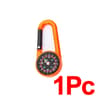 Mini Compass Carabiner Keychain For Hiking Camping And Backpack Travel 10