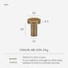 Nurlin Solid Brass Plain Modern Style Antique Bronze Cabinet Wardrobe Drawer Knobs Furniture Handle 7