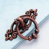 Vintage Cabinet Ring Handle Antique Drawer Pull Hardware 9