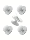 Self Adhesive Cabinet Knobs Stainless Steel No Drill Drawer Pulls 6