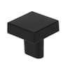 Square Cabinet Knobs Zinc Alloy Single Hole Modern Drawer Pulls 7