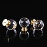 Golden Crystal Cabinet Knobs Set Luxury Glass Drawer Handles For Kitchen  Furniture 5