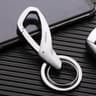 Double Ring Metal Keychain For Waist Hanging Everyday Carry 7
