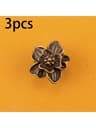 Golden Flower Cabinet Knobs Petal Drawer Pulls For Dressers And Wardrobes 9