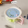 Vegetable Washing Basket With Lid And Double Layer Drain Bowl 7