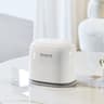 Compact Desktop Trash Can With Press Lid Mini Paper Basket For Home  Office 7