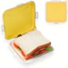 Compact Silicone Sandwich Storage Box Reusable Lunch  Snack Solution 8