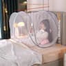 No Assembly Portable Mosquito Net For Single Bed Travel And Summer Sleep Protection 7