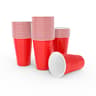 Disposable Party Cups Set Versatile Beer Pong Cups  Outdoor Drinkware 8