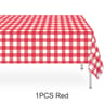 Premium Disposable Checkered Tablecloth Plastic Party Table Cover  Picnic Decor 6