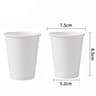 White Disposable Coffee Cups For Hot And Cold Drinks 2