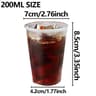 Premium Clear Outdoor Disposable Plastic Cups Party  Picnic Drinkware 7