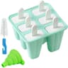 Silicone Popsicle Molds With Funnel And Cleaning Brush 6