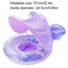 Canopy Pool Float Ring Inflatable Swim Tube For Summer Water Fun 6