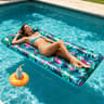 Tropical Leaf Inflatable Pool Float Lounger For Adults 6