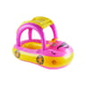 Baby Pool Float With Canopy Inflatable Car Swim Ring For Toddlers 8