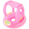 Baby Pool Float With Canopy Inflatable Swim Ring Seat With Handles 7