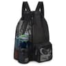 Quick Dry Mesh Swim Bag With Wet Pocket Adjustable Drawstring Backpack 6