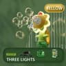 Sunflower Bubble Machine With Speed Automatic Bubble Blower And Night Light 7