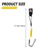 Coiled Surfboard Leash With Hook And Loop Strap For Bodyboarding And Paddle Board Training 7
