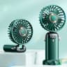 Portable Neck Fan With LED Display 5 Speed Handheld Desk Cooling Fan 8