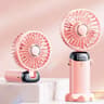 Portable Neck Fan With LED Display 5 Speed Handheld Desk Cooling Fan 6