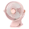 Portable Clip On Fan With LED Light Rechargeable USB Desk Fan 6